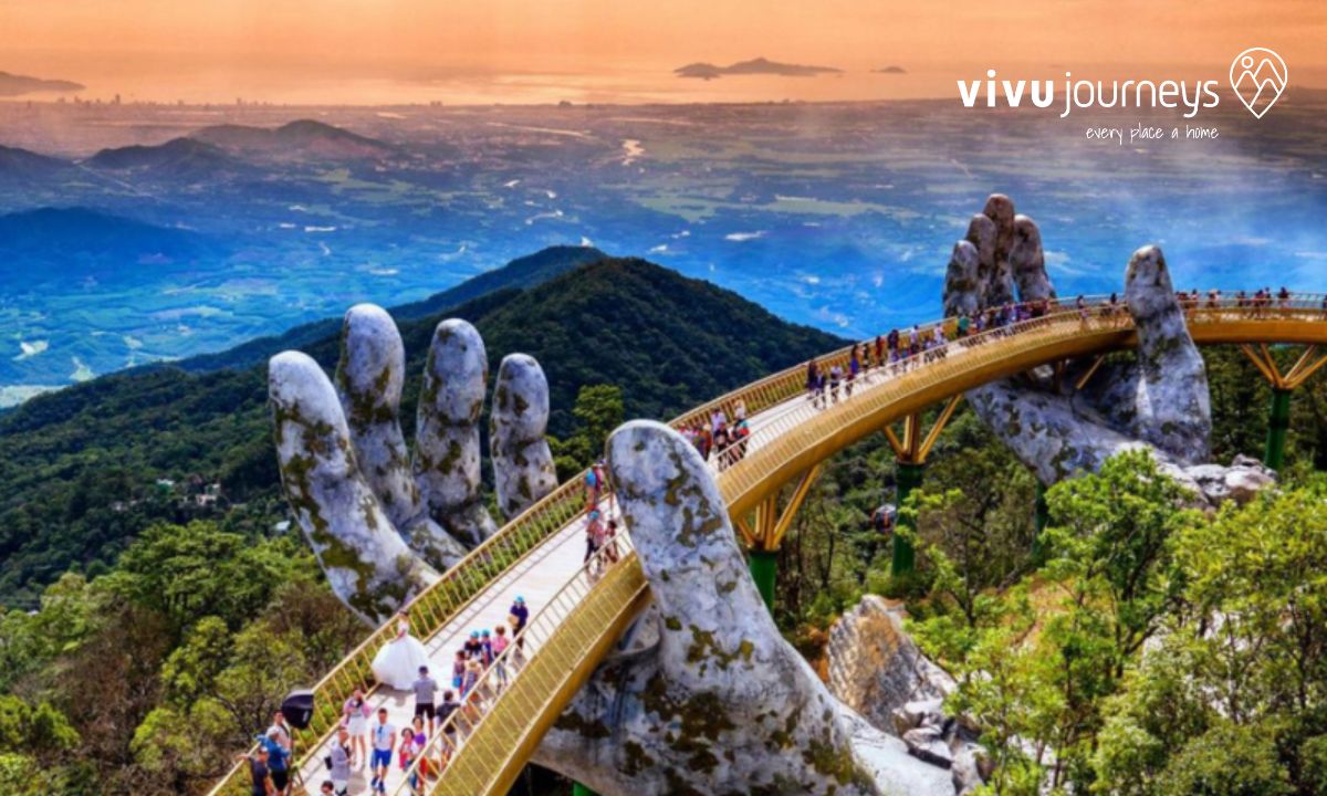 Golden Bridge at Ba Na Hills