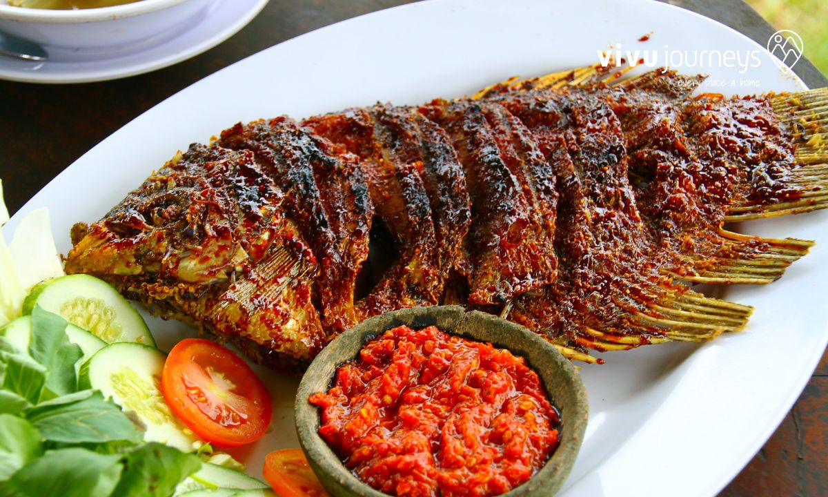Grilled fish