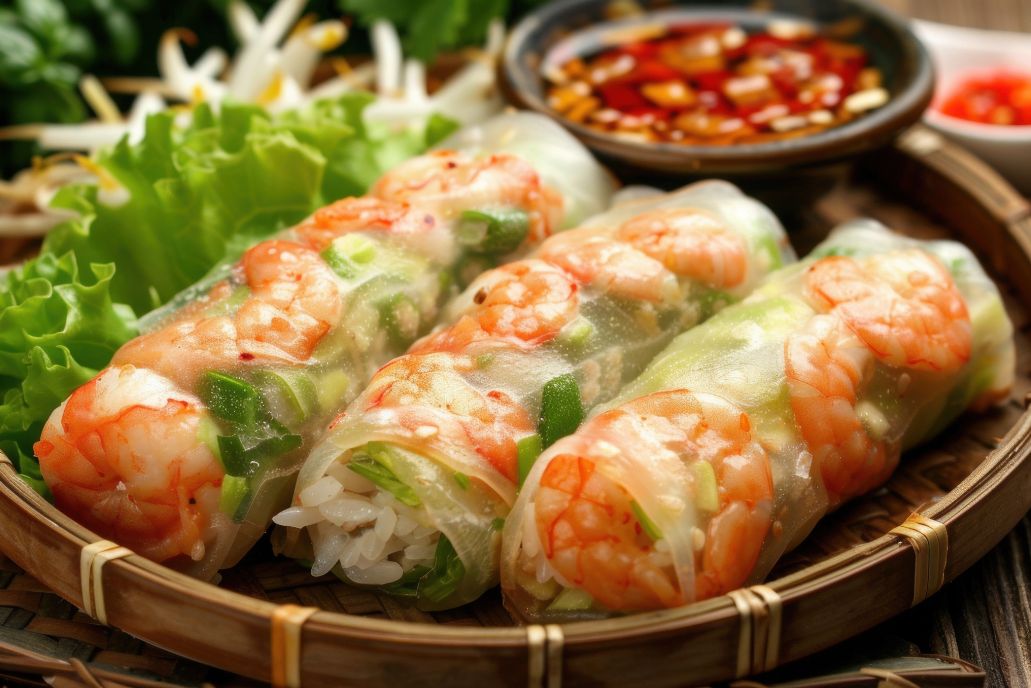 shrimp spring rolls