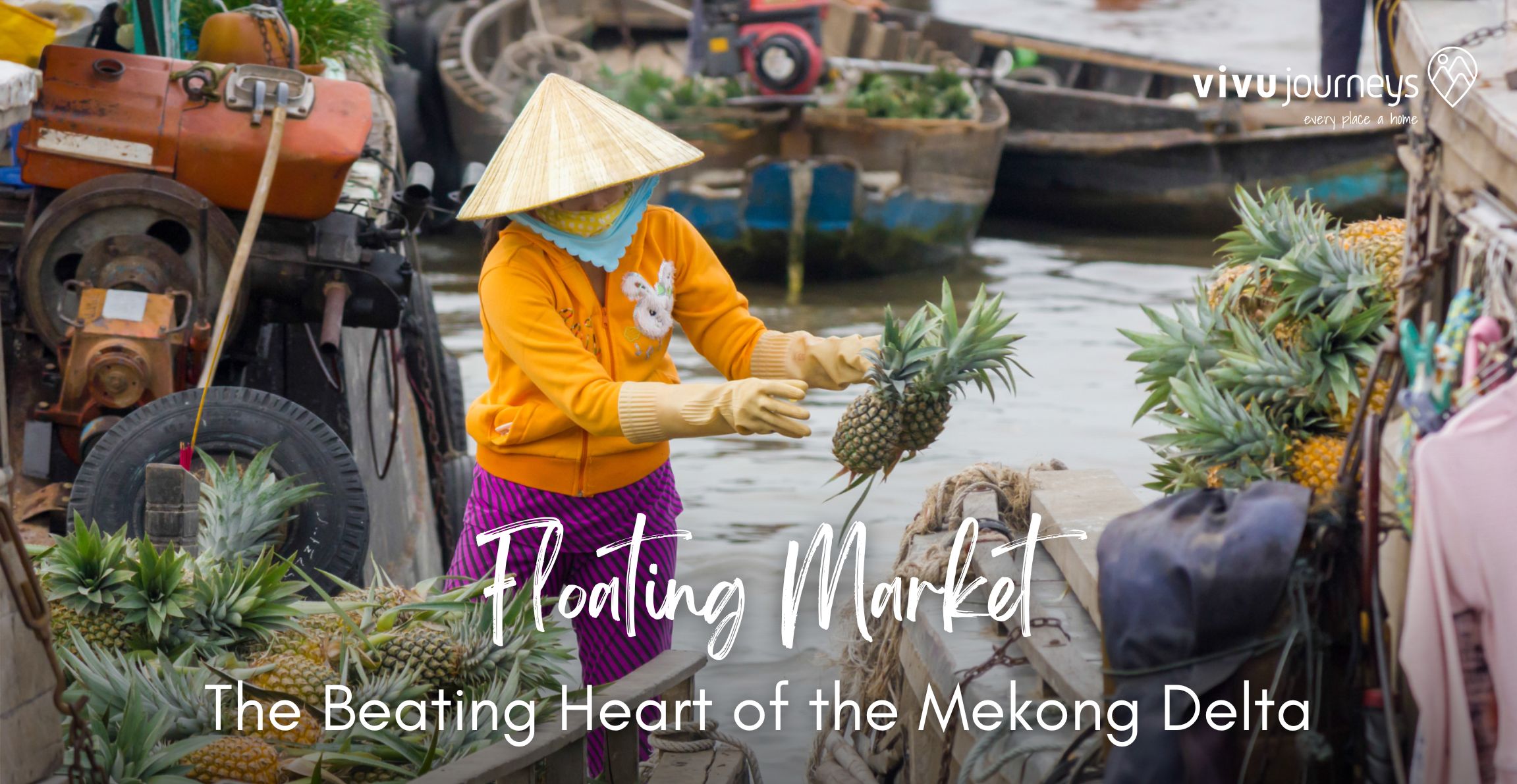 mekong delta floating market
